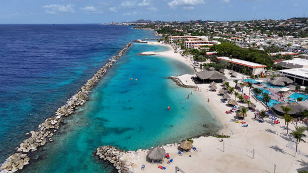istock Caribbean Beach At Willemstad In Netherlands Curacao. 2151468505