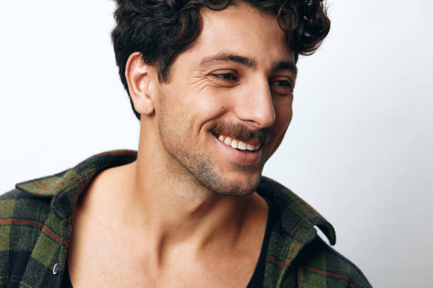 istock Man hipster portrait fashion face smile handsome copyspace 2151468986