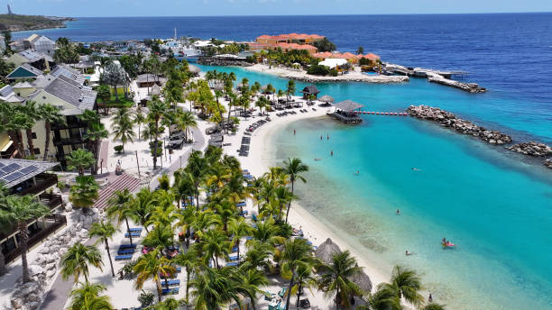 istock Beach Resort At Willemstad In Netherlands Curacao. 2151469110