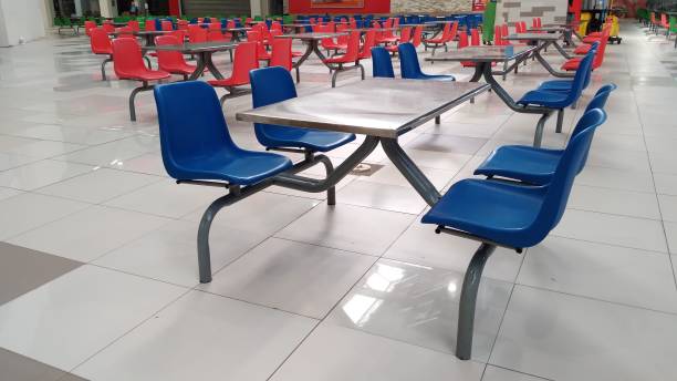 istock restaurant tables instead of mall food 2151477475