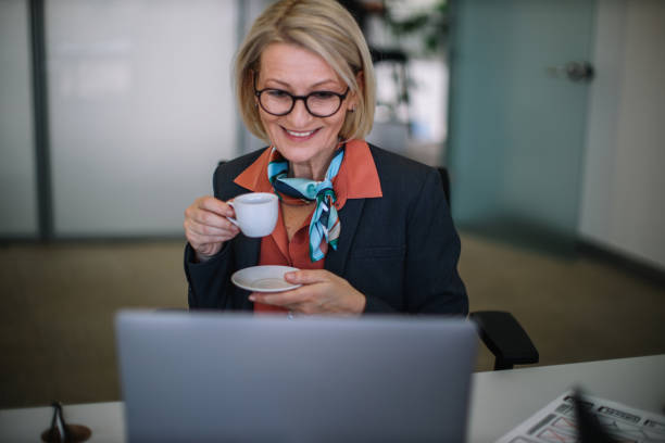 istock Female senior manager in the office 2151477570