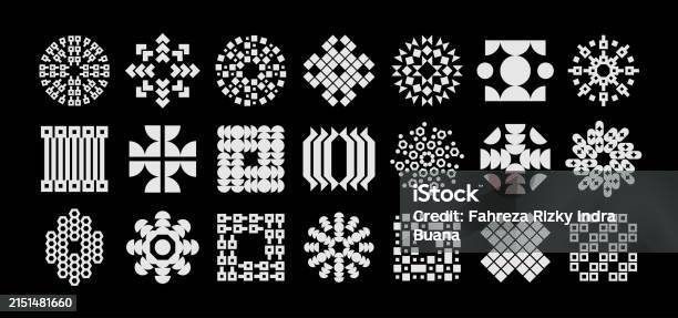 Abstract Brand Design Pattern Modern Technology Abstract Branding Design Bundle Stock Illustration ...