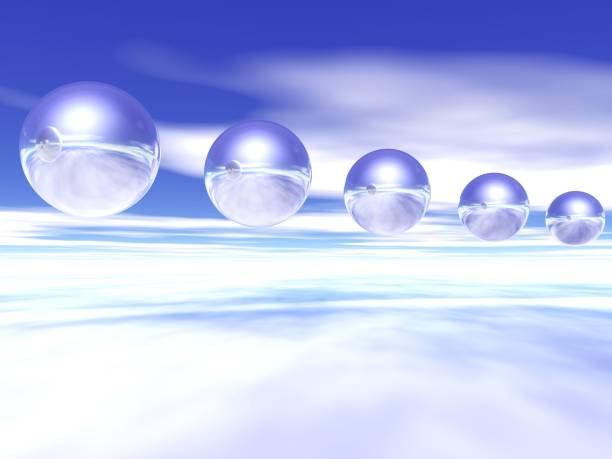 istock Fantastic landscape of Spheres and Sky 2151489862