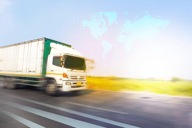 istock Container truck Freight transport and freight business 2151511329