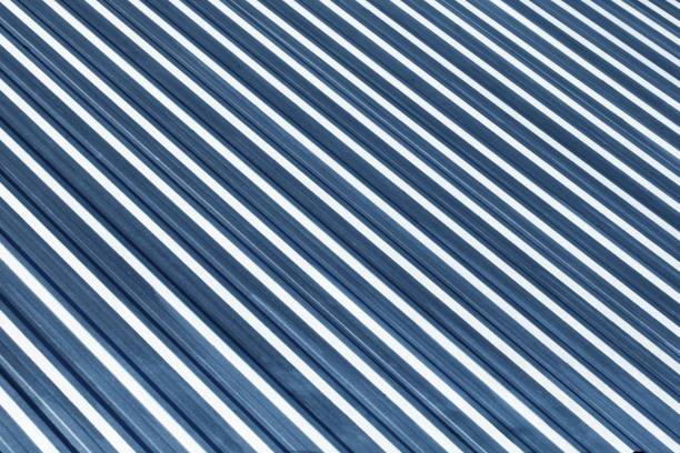 Geometric lines shiny aluminim. Metal industry texture.