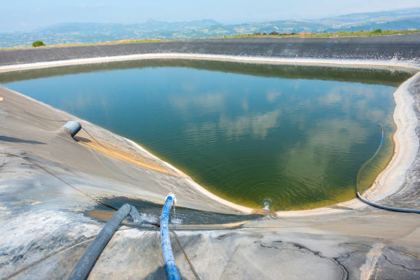Water tank (pool) for irrigation in agriculture