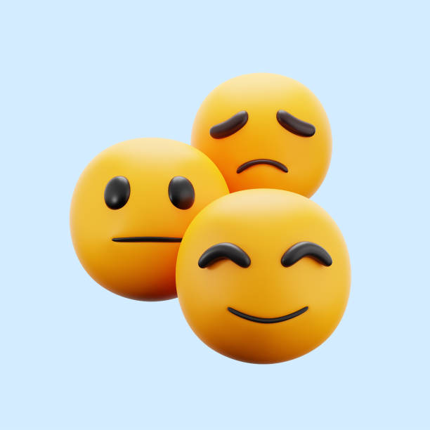 istock happy normal sad face expression emoji for human multiple emotion and psychology mental health 3d icon illustration render design 2151513432
