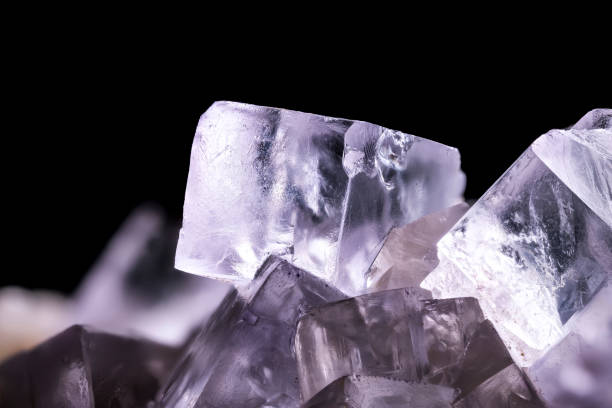 istock Colorless fluorite cube cluster, From France. 2151516682