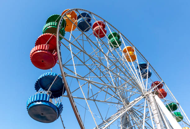 istock Ferris wheel against the blue sky 2151521522