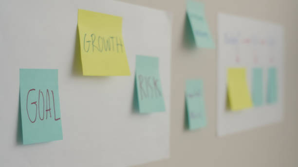 istock Focus on Business Strategy with Goal and Risk Management. 2151522655