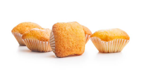 istock Magdalenas the typical spanish plain muffins isolated on white background. 2151523457