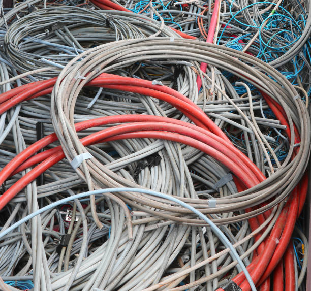 istock discarded old electrical cords in landfill for recycling copper and plastic 2151531599