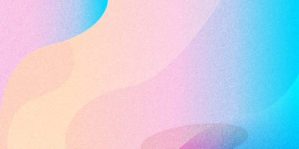 ilustraciones, imágenes clip art, dibujos animados e iconos de stock de abstract modern dynamic colors background. grainy texture background style - liso