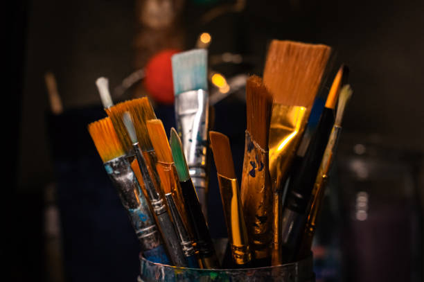 istock Artist's Paintbrushes in a Jar 2151537913