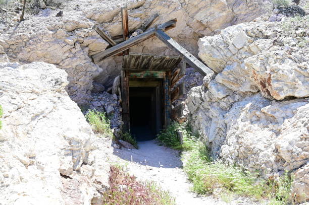 istock Abandoned gold mine at a Ghost Town called Rhyolite in Nevada. 2151537993