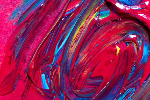 istock Background with a mixture of various paints 2151539321