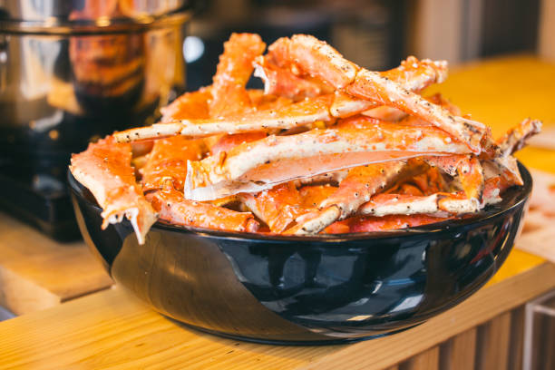 Crab dish. Crab Food