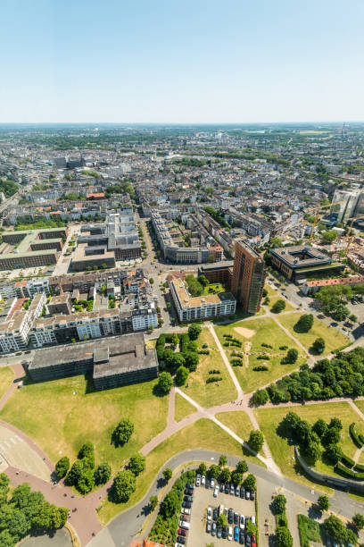 istock View from the TV Tower Rheinturm in Dusseldorf, Germany 2151555879