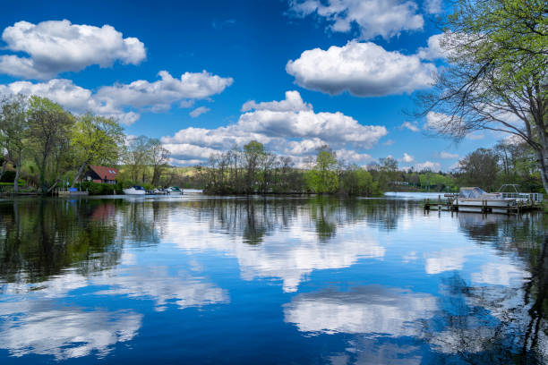 Danish Lake district near Sejs and Silkeborg in Denmark