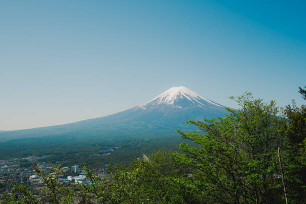 istock Beautiful Mt. Fuji seen from the observation deck 2151556943
