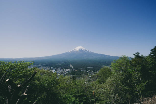 istock Beautiful Mt. Fuji seen from the observation deck 2151556950