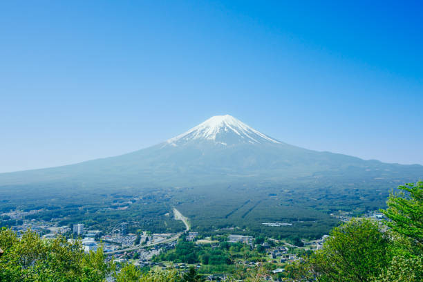 istock Beautiful Mt. Fuji seen from the observation deck 2151556963