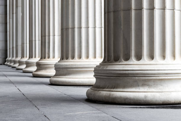 istock fragment of a Greek stone column close-up 2151565715
