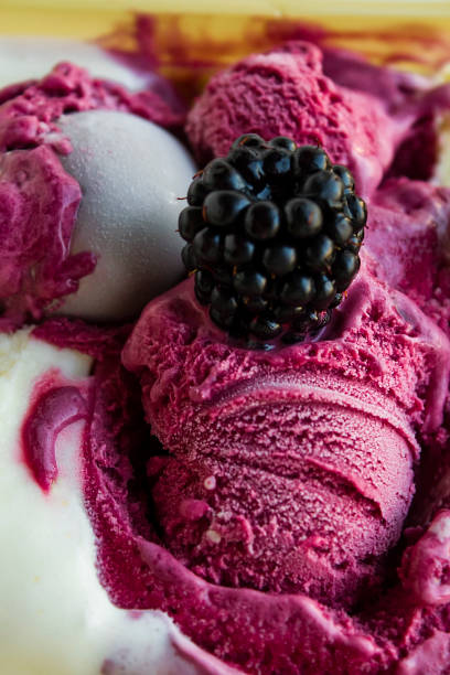 istock Blackberry and lemon ice cream 2151570340