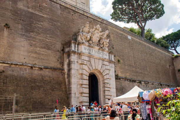 Vatican City, 5272023,The Vatican City Wall a famous tourist landmark.