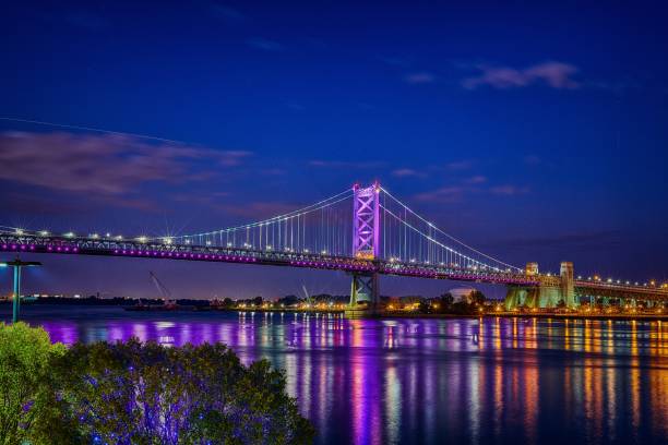 istock Philadelphia Ben Franklin bridge at night 2151575449