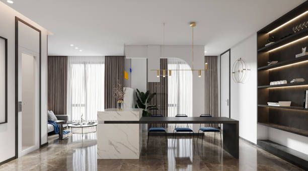 istock 3d renderof luxury home living room 2151577244