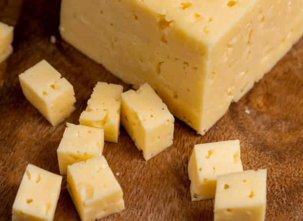 istock natural organic cheese products close-up 2151579689