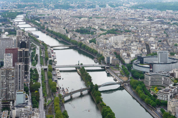 istock Aerial view of Paris. 2151583847