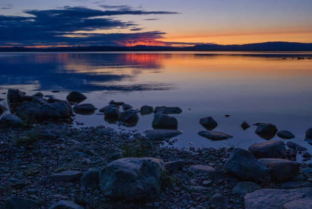 istock Lake Orsa with beautiful sunset 2151592015