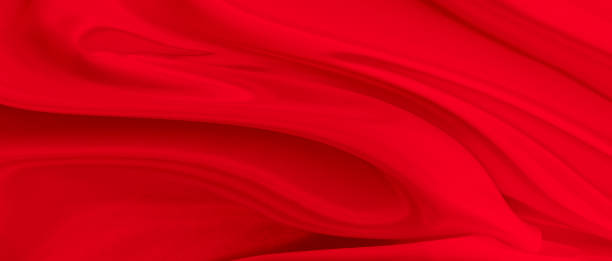 istock Black red satin dark fabric texture luxurious shiny that is abstract silk cloth background with patterns soft waves blur beautiful. 2151596977