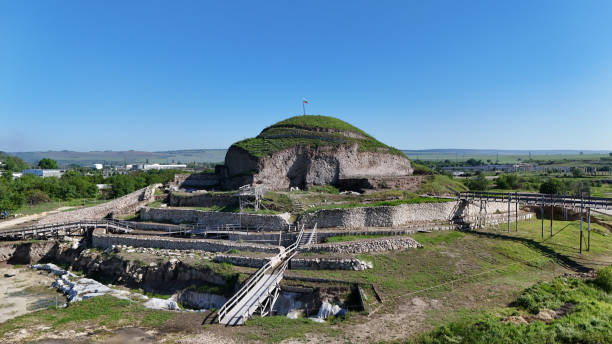 istock Provadia salt mines drone aerial view panorama 2151600249