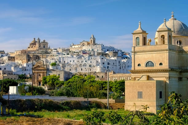 istock the old town Ostuni in Apulia 2151602205
