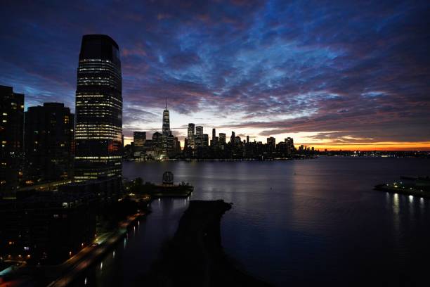 istock Sunrise over New York. 2151605022