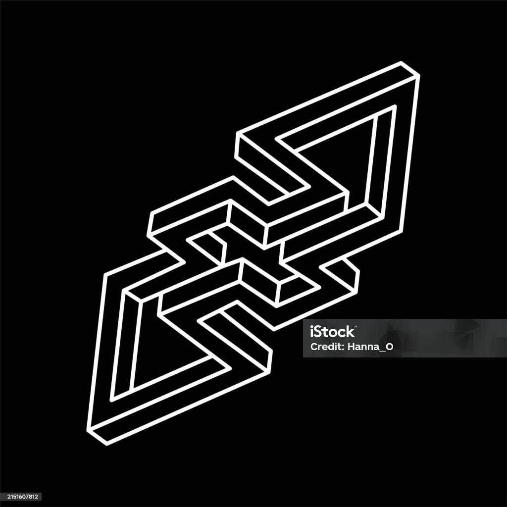 Objects Line Photography Impossible Objects Line Geometric Shape Optical Illusion Figure Line ...