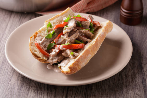 istock beef steak pepper baguette sandwich 2151609187
