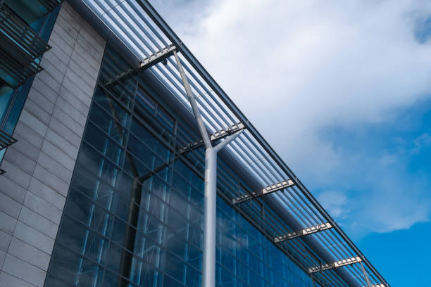 Business and financial skyscraper building