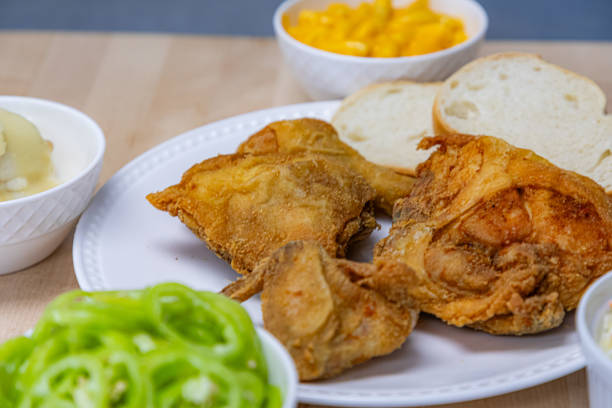 A variety of food items are displayed in an appetizing way.