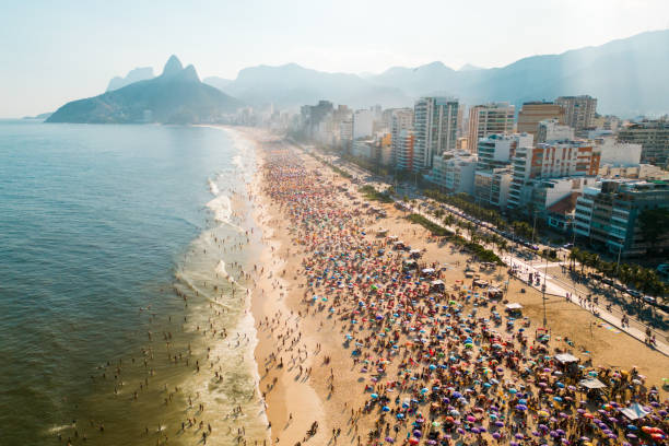 istock Ipanema Beach Full of People Enjoying a Day Off 2151623321
