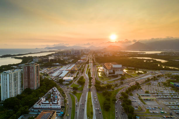istock Barra da Tijuca in Rio de Janeiro by Sunset 2151623627