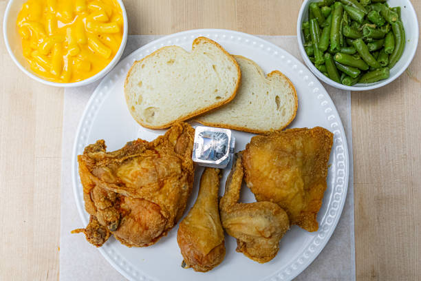 A variety of food items are displayed in an appetizing way.