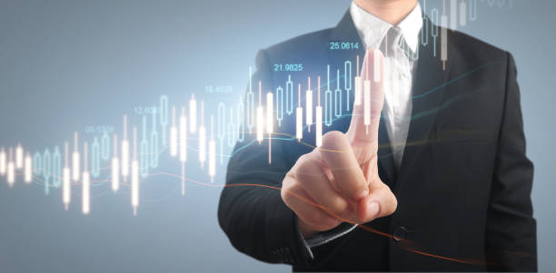istock Businessman plan graph growth and increase of chart positive indicators 2151633274