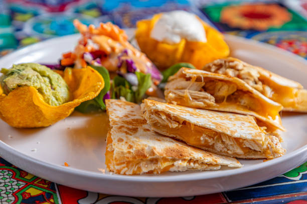 A variety of food items are displayed in an appetizing way.