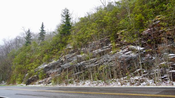 April Snowfall on the Blue Ridge Parkway