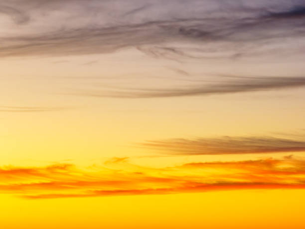 istock Sunrise at the seaside with high cloud 2151637507