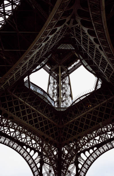 istock Intricate Harmony: Detail of the Eiffel Tower Showcases Visual Spectacle of Elegant Complexity 2151645564